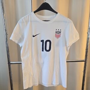 Nike Kids White Soccer Jersey with USA Logo
